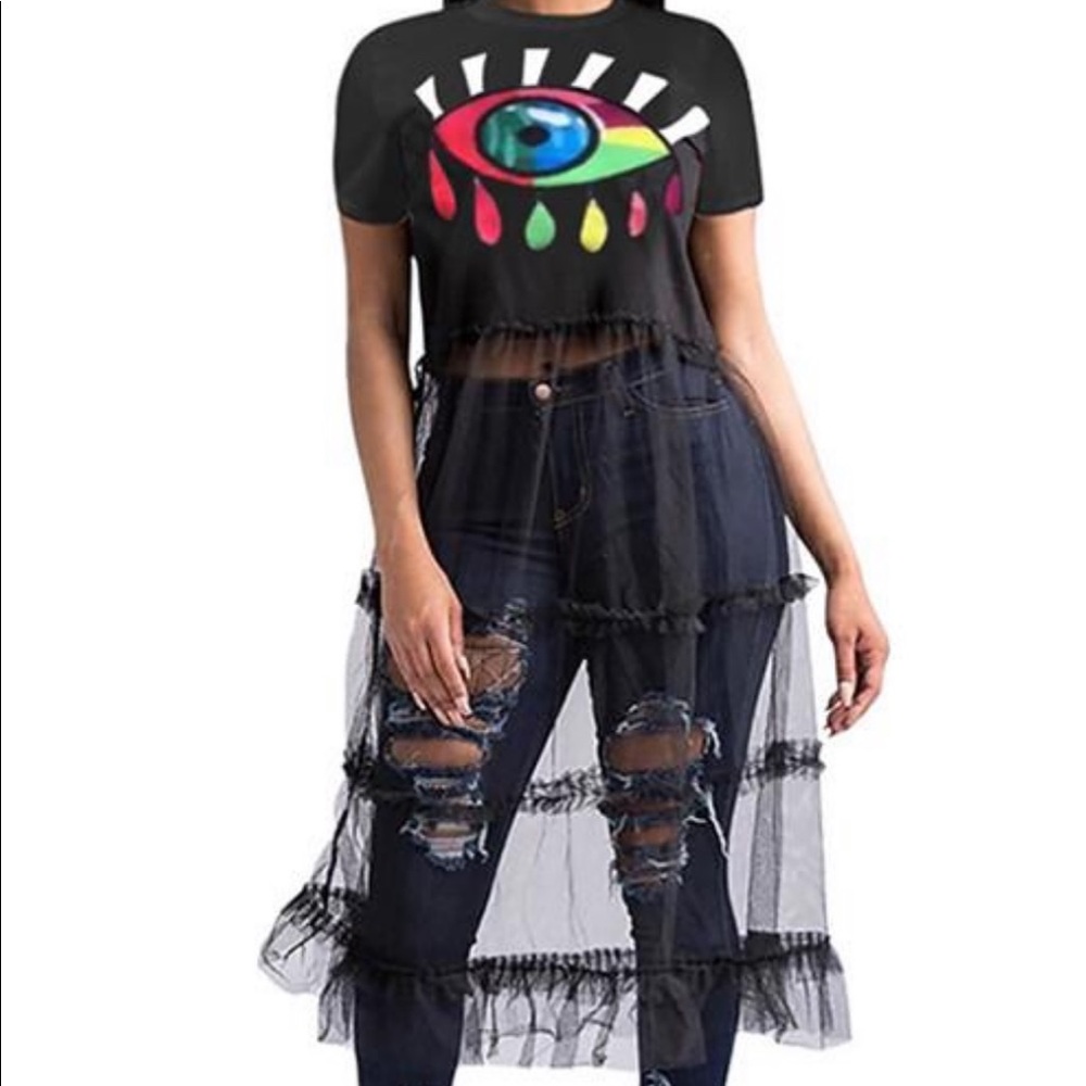 Eye Shirt Dress